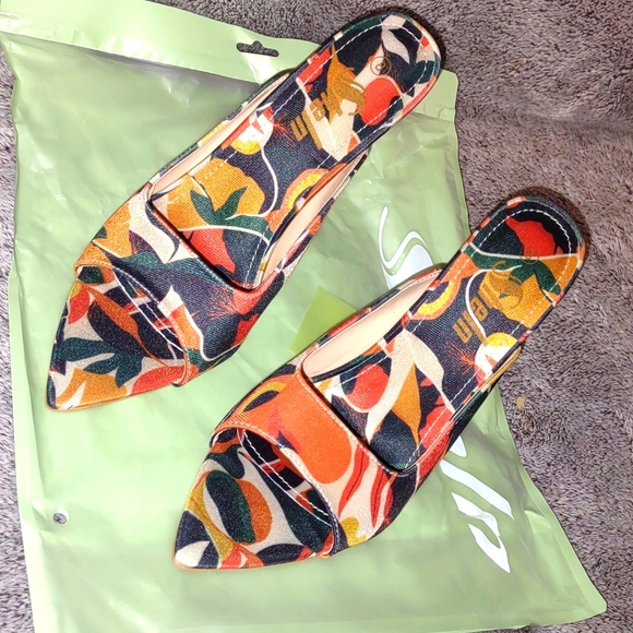 👣🌼Peep Toe Stiletto Mules, heels open toe shoes footwear last pair - Picture 5 of 10